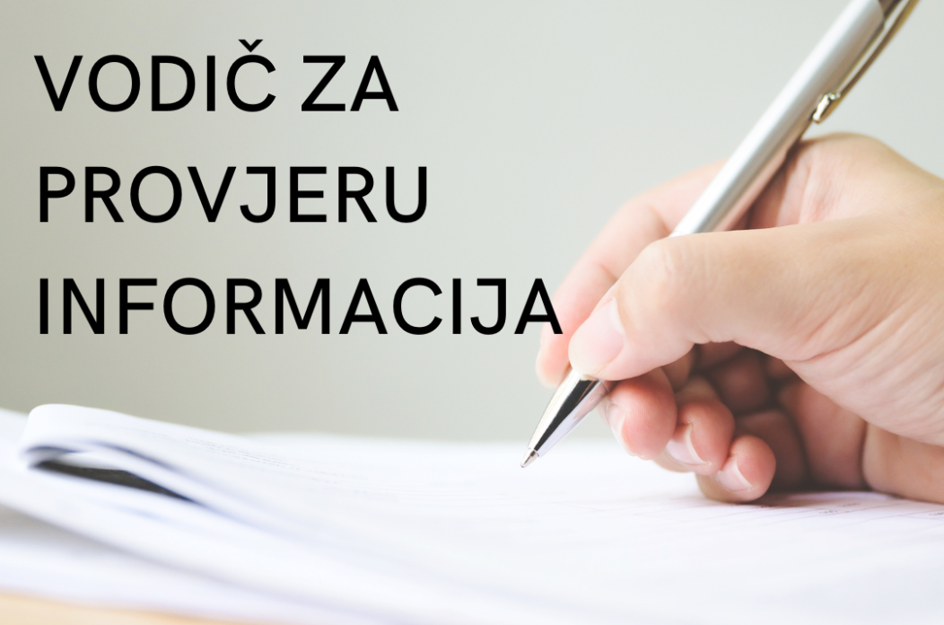 HUDI Vodič za provjeru informacija